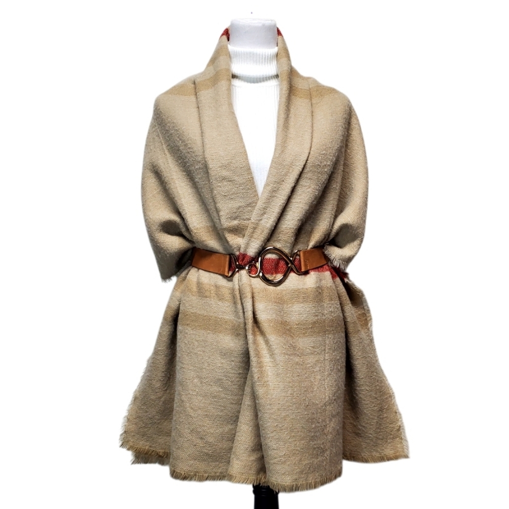 Zara Beige Scarf - Shawl One Size - Belt Not Included